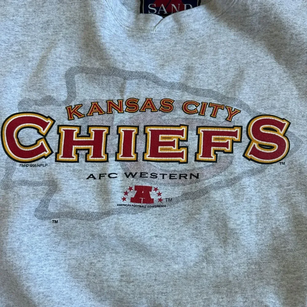 Vintage Kanas City Chiefs‎ 1995 Galt Sand Sweater Mens L Crewneck AFC Western